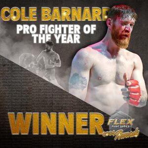 Image of Cole. Fighter of the year