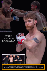 Image of MMA Fighter Cole Barnard
